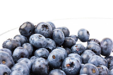 Blueberry isolated. Blueberry on white background. Bilberry. Clipping path.