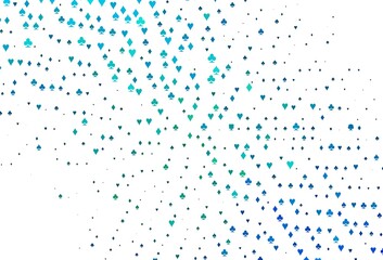 Light Blue, Green vector layout with elements of cards.