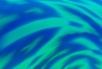 Light BLUE vector colorful blur backdrop.