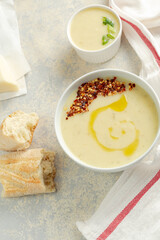 soup with bread