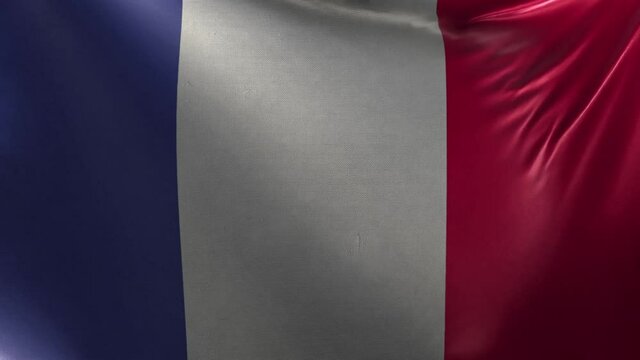 Flag of France 3D Loop