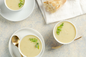 soup with bread