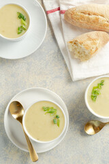 vegetable soup in a bowl