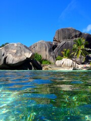 Seychelles, La Digue Islande, point source of money