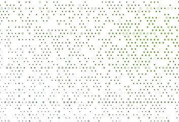 Light Green vector pattern with spheres.