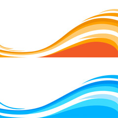 Abstract Banner Set On White Background. Vector, illustration, eps10