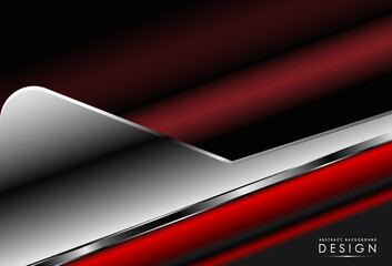 Abstract background. Metallic of red with dark space.