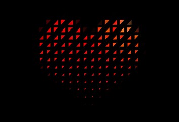 Dark Red vector texture with disks.