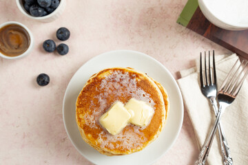 pancakes with butter