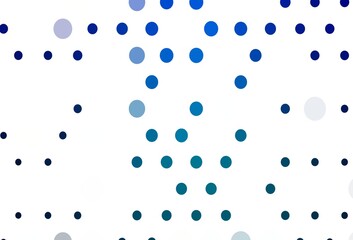 Light BLUE vector cover with spots.