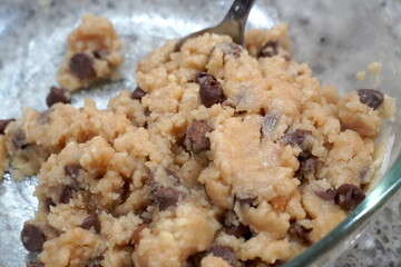 Chocolate chip cookie dough