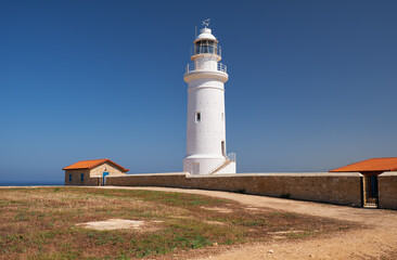 Paphos lighthouse. Cyprus