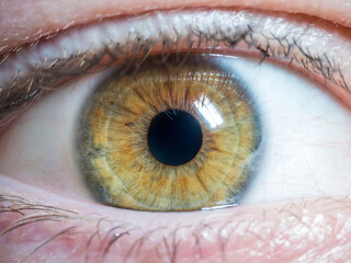 close up of human eye