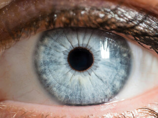 close up of human eye