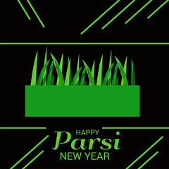 Obraz premium Vector illustration of a Background for Parsi New Year.