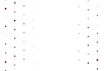 Light Red vector cover with spots.