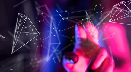 organization network team concept networking.