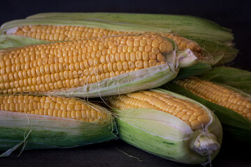 corn swings on the table