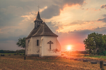 Fototapeta premium La chapelle du Try-au-Chêne en Belgique