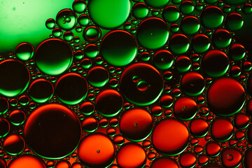 colorful abstract liquid macro photography