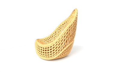 3d render of an emplty basket