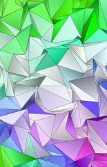 Obraz premium Abstract Low-Poly background. triangulated texture. Design 3d. Polygonal geometrical pattern. Triangular modern style