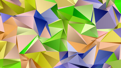 Abstract Low-Poly background. triangulated texture. Design 3d. Polygonal geometrical pattern. Triangular modern style