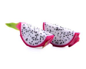 Dragon fruit isolated on white background