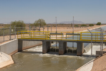 Irrigation canal in Arizona