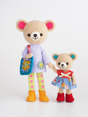 かわいい動物のあみぐるみ　ショッピング