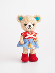 かわいい動物のあみぐるみ　ショッピング