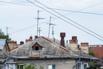 old houses in the city