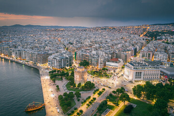 Obraz premium White Tower of Thessaloniki , Greece