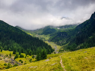 Obraz premium The Saturday Valley, Fagaras Mountains, Romania