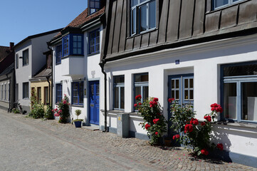 Häuser in Ystad, Schweden