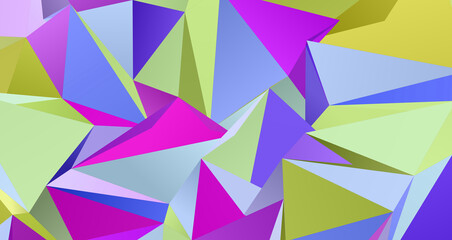 Abstract Low-Poly background. triangulated texture. Design 3d. Polygonal geometrical pattern. Triangular modern style