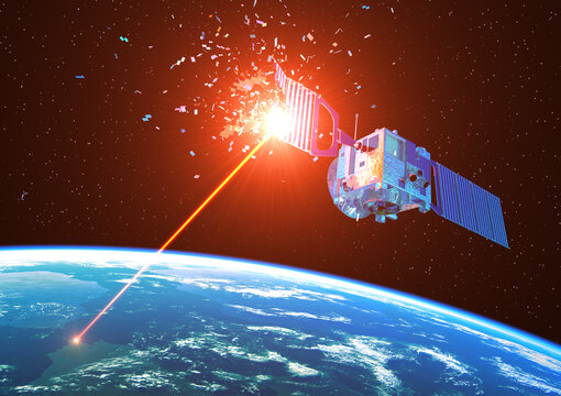 Laser Weapon From Earth Destroys Satellite In Space