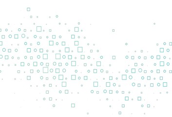 Light Blue, Green vector backdrop with dots, spots, cubes.