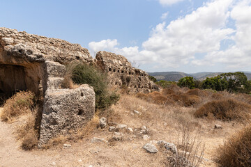 Remains  of the ruins of the old Phoenician fortress, which later became the Roman city of Kart,...