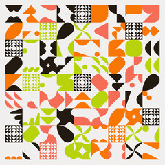 Abstract Vector Pattern Design Elements
