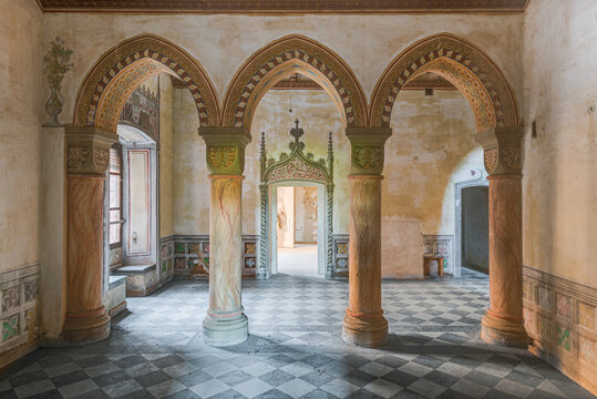 Entrance of the second floor in Castle