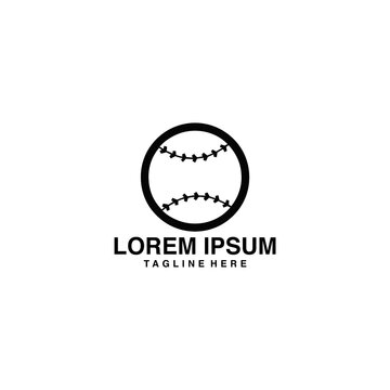 Baseball Logo Vector Icon Illustration