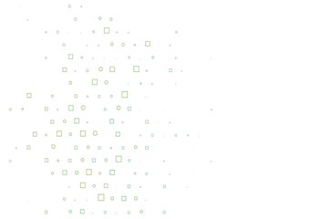 Light Multicolor, Rainbow vector cover with circles, cubes.