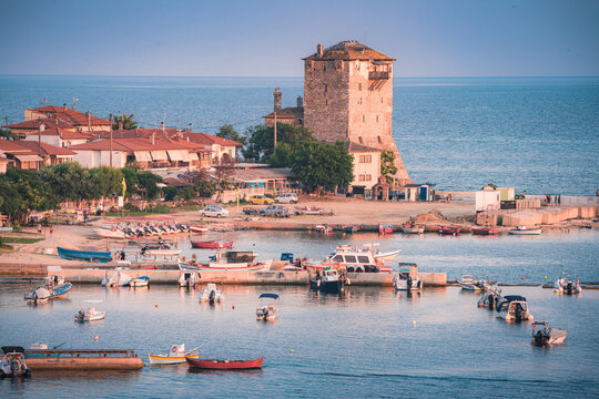Tower of Prosphorion in in Chalcidice, Greece