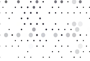 Light Black vector pattern with spheres.