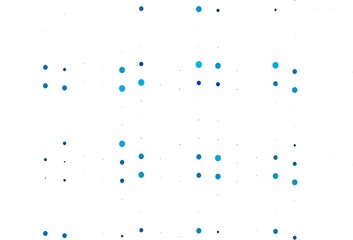 Light BLUE vector backdrop with dots.