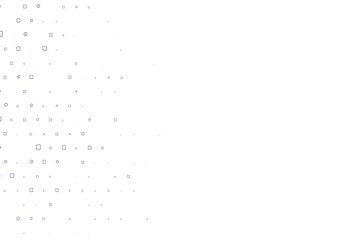 Light BLUE vector template with spots, rectangles.