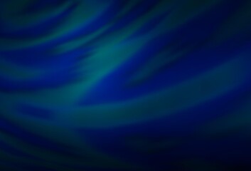 Dark BLUE vector blurred and colored pattern.