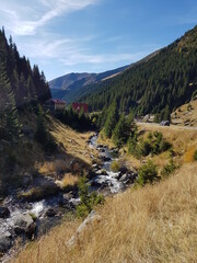 Romanian mountain road