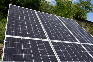 Solar panels. Close up. Electricity generator